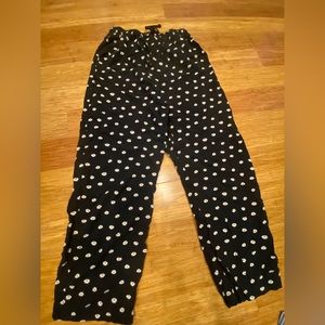 Straight leg daisy pants